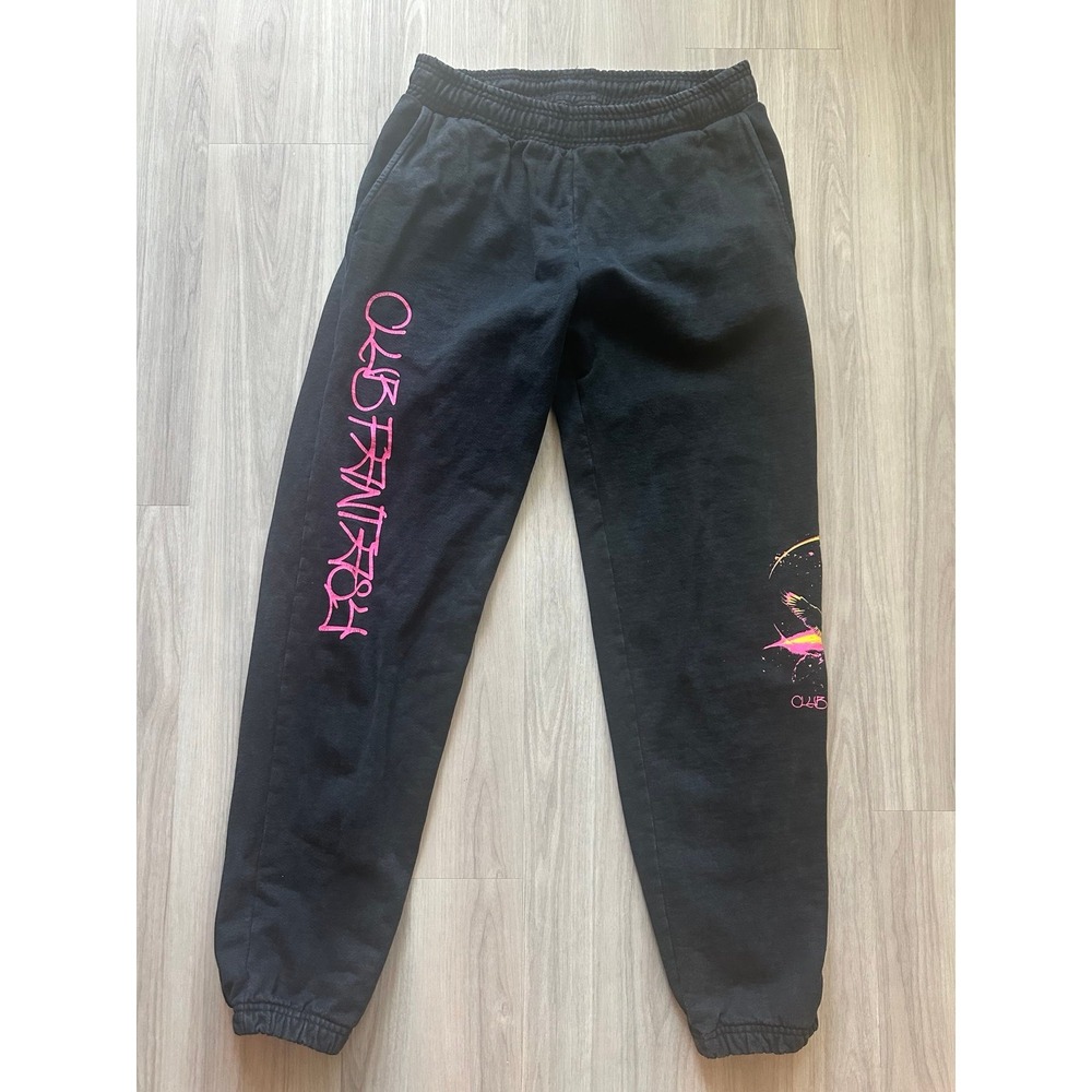 Club Fantasy Black/Pink‎ Sweatpants size Medium